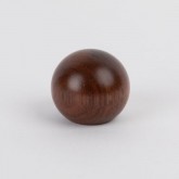 Knob style B 30mm walnut lacquered wooden knob